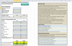 ASHRAE 62.2 2013 Whole Building Calculation Spreadsheet