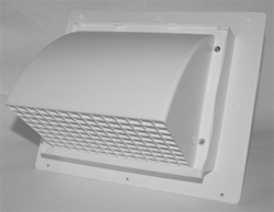 Tan Intake or Exhaust Vent/Hood for 6" Ducting