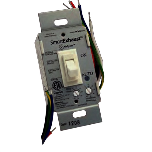 smartexhaust ventilation control from aircycler almond toggle