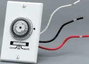 In-wall electro-mechanical timer